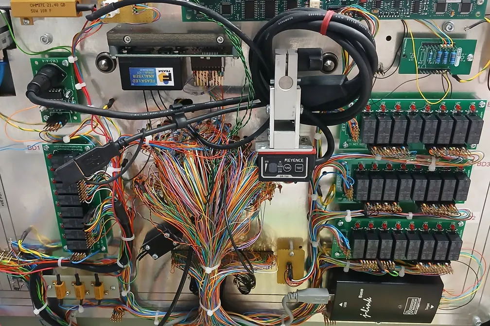 Inside a test fixture